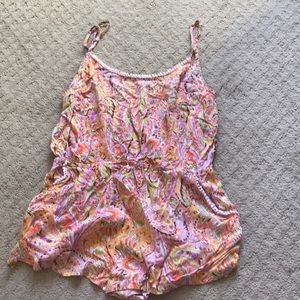 Swim cover romper